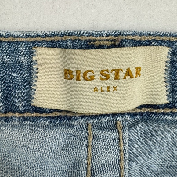 Big Star Alex Jeans Capri Womens Size 28 Light Wash Stretch Denim Ankle - Picture 5 of 13